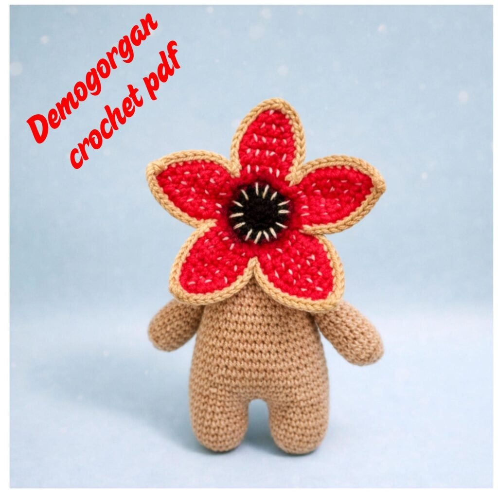 Free monster crochet pattern PDF with step-by-step instructions for cute plushie doll