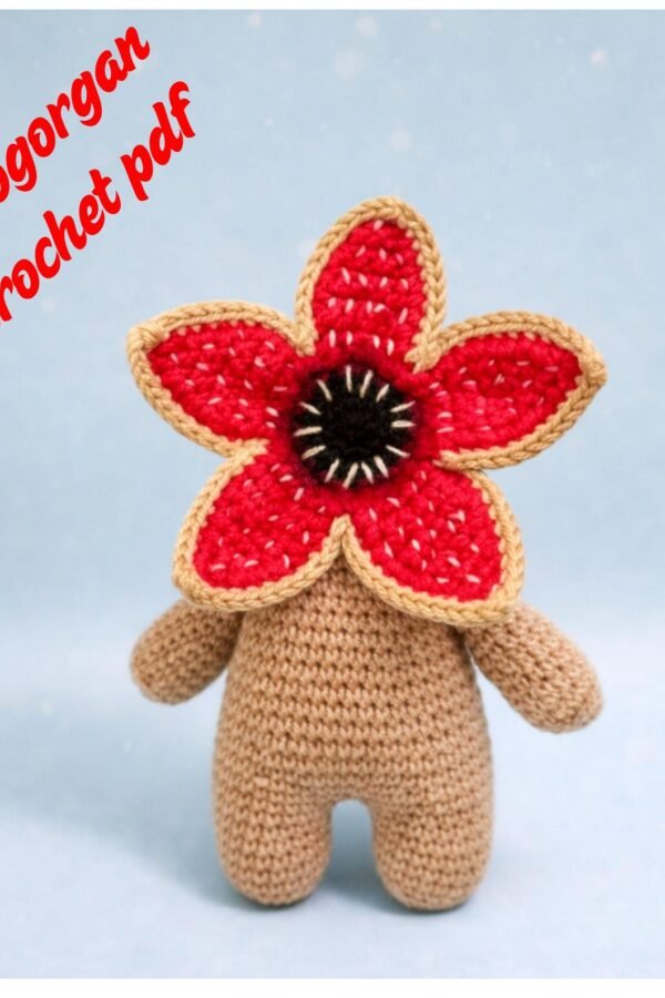 Free monster crochet pattern PDF with step-by-step instructions for cute plushie doll
